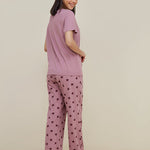Love Sleep Printed  Night Suit