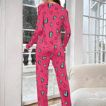 Heart Pattern Printed Night Suit