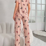 Monach Butterfly Printed Night Suit