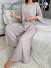 Grey Palazzo Style Night Suit