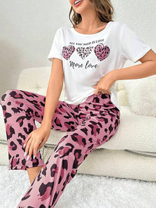 Panther Skin Printed Night Suit