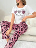 Panther Skin Printed Night Suit