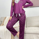 Leopard Skin Printed Night Suit