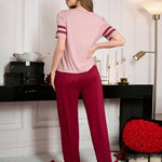 Two Heart Printed Night Suit