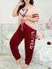 Two Heart Printed Night Suit