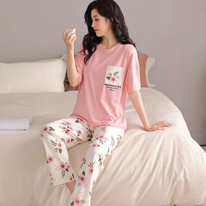 Pocket Printed Night Suit