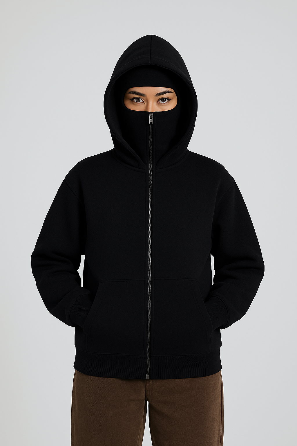 Woman Ninja Zipper Hoodie