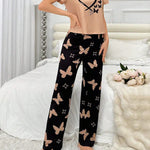 Heart and Butterfly Printed Night Suit
