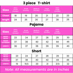 Noise Cotton 3 Piece Printed Night Suit Creamy Teddy